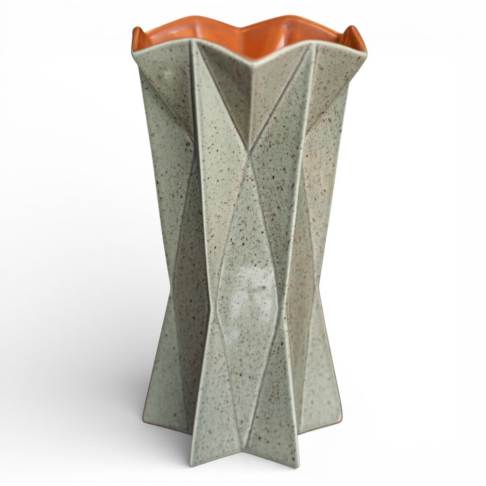 Red Wing Pottery Prismatique Star Vase #797 – Belle Kogan – 1960s